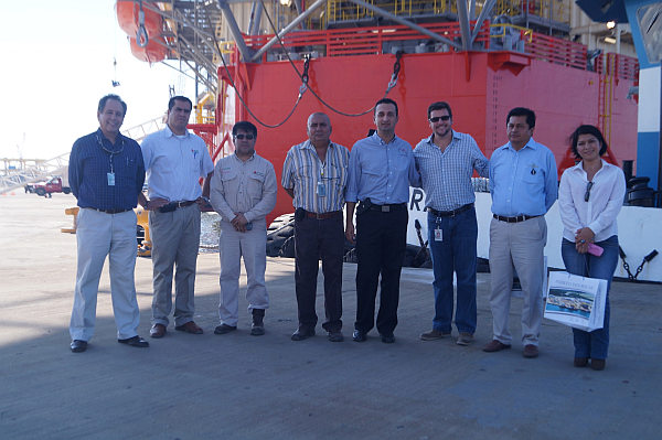 Ejecutivos de PPI, realizan visita al Puerto de Dos Bocas