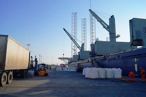 Inicia la temporada de exportación de azucar 2013, en el Puerto de Dos Bocas