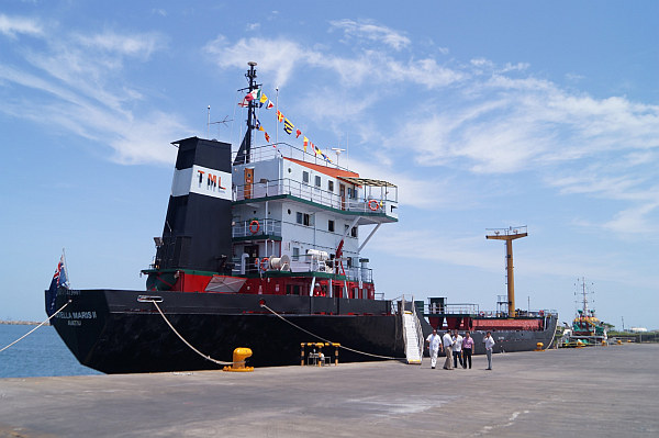 Se inaugura ruta naviera Dos Bocas–Houston, a cargo de la empresa transportes marítimos Lamol