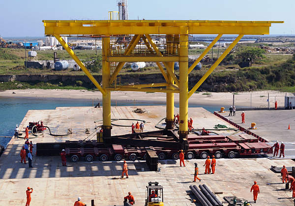 Succesfully heavy lift cargo project performed by Pemex