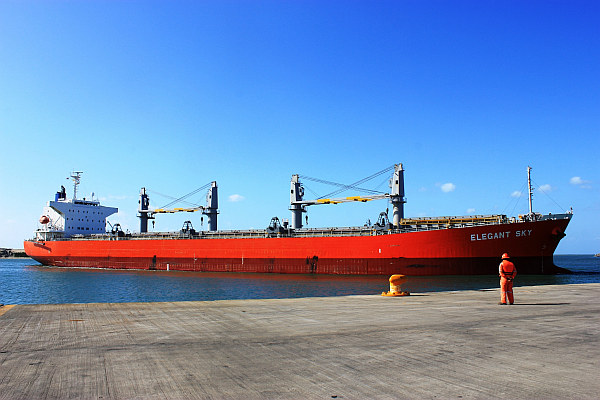 Recibe puerto Dos Bocas 3900 toneladas de tubería, para proyecto de construcción de plataformas marinas