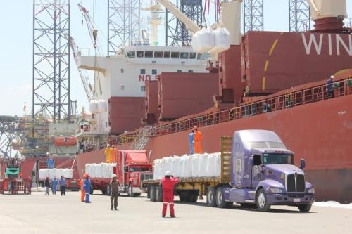 Starts sugar export at Dos Bocas port