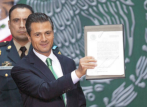 El Presidente Enrique Peña Nieto promulga el día de hoy la reforma financiera