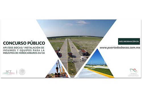CONCURSO PÚBLICO API/DOS BOCAS/ INSTALACIÓN DE INSUMOS Y EQUIPOS PARA LA INDUSTRIA DE HIDROCARBUROS-04/18