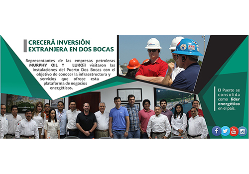 Crecerá inversión extranjera en Dos Bocas