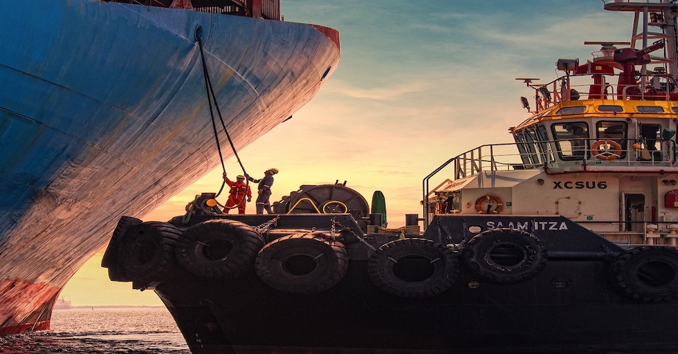 Las tripulaciones, trabajadores clave para mantener la continuidad del transporte marítimo.