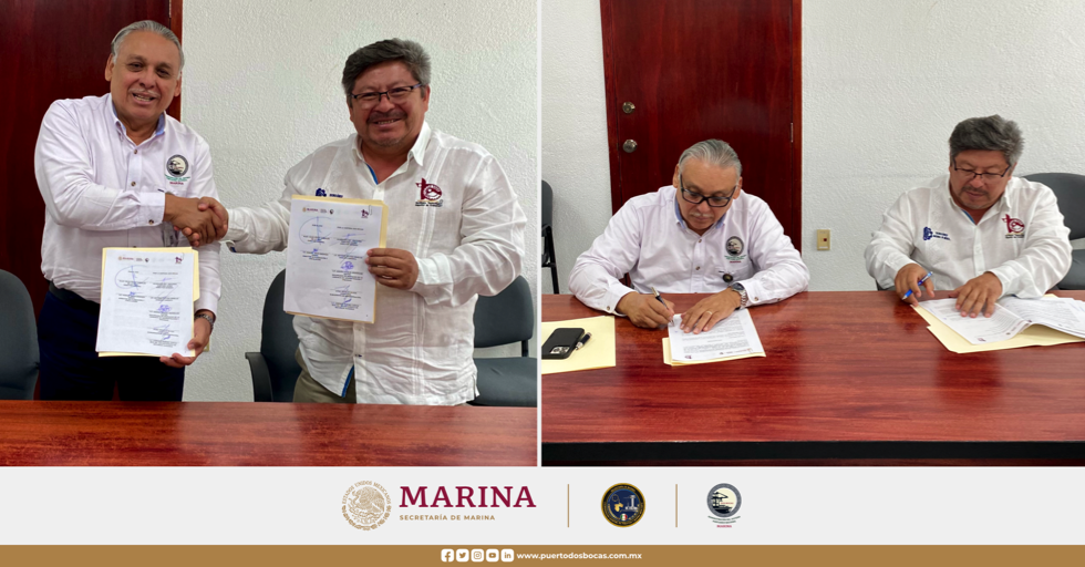 Firma del convenio con el Instituto Tecnológico Superior de Comalcalco