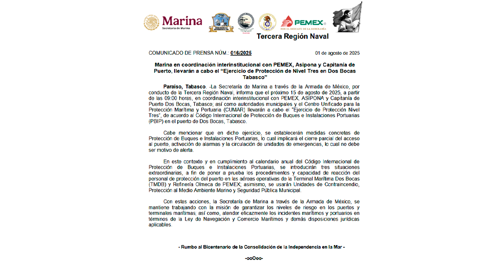 Comunicado de Prensa