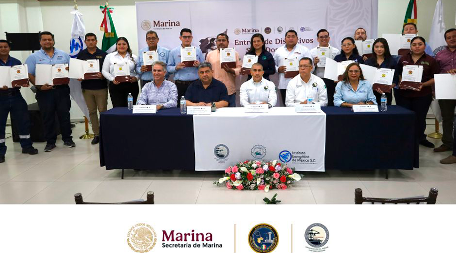 Reconocimiento a prestadores de servicios portuarios por la obtención del distintivo sello DOS BOCAS